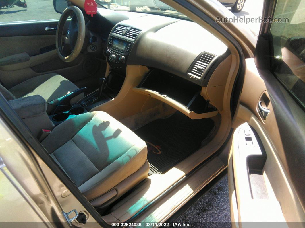 2003 Honda Accord Sdn Lx Золотой vin: 1HGCM55333A136883