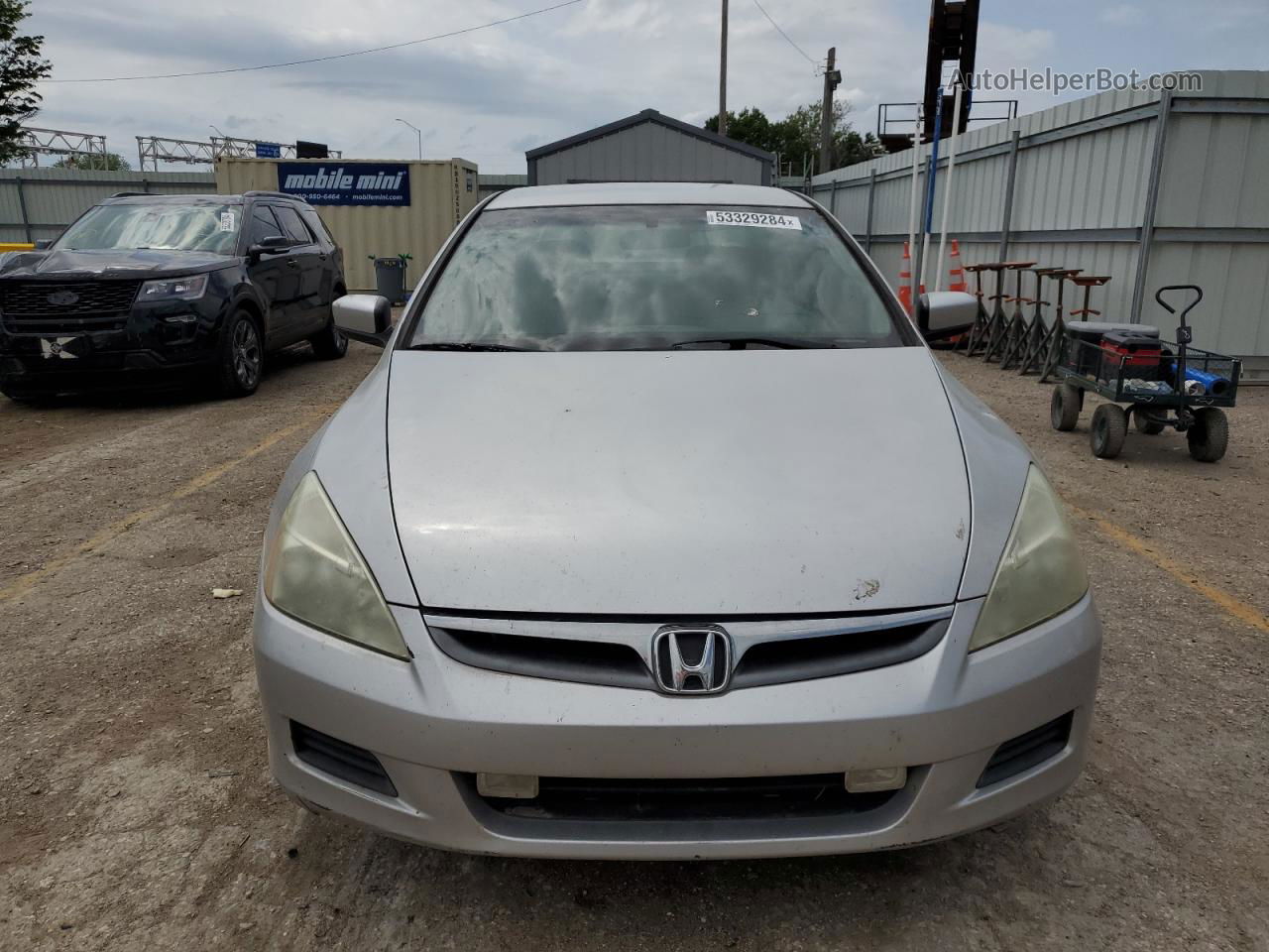 2007 Honda Accord Se Silver vin: 1HGCM55397A225735