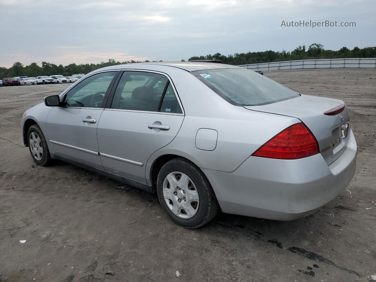 2007 Honda Accord Lx Silver vin: 1HGCM55447A066888