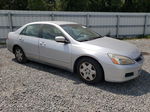 2007 Honda Accord Lx Silver vin: 1HGCM55457A095638