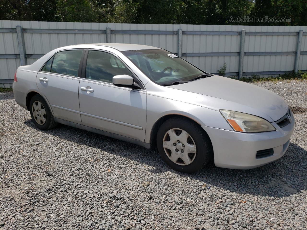 2007 Honda Accord Lx Silver vin: 1HGCM55457A095638