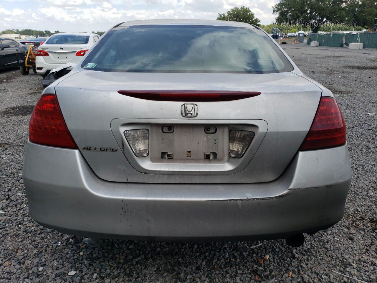 2007 Honda Accord Lx Silver vin: 1HGCM55457A095638