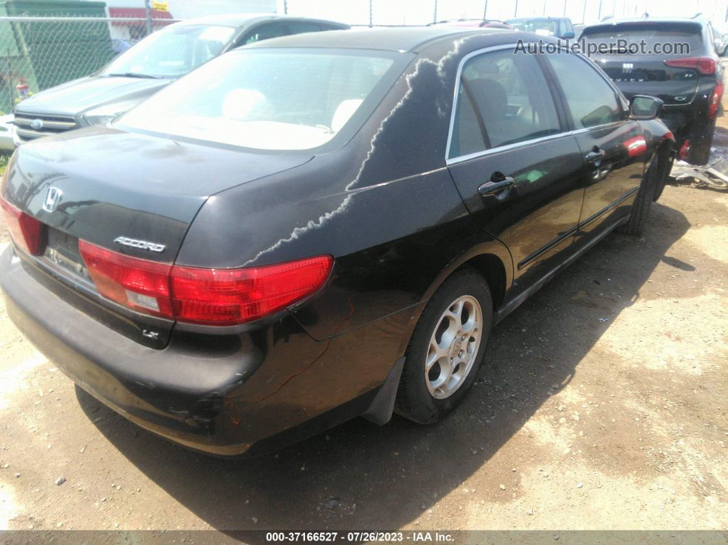 2005 Honda Accord Sdn Lx Black vin: 1HGCM55465A015793