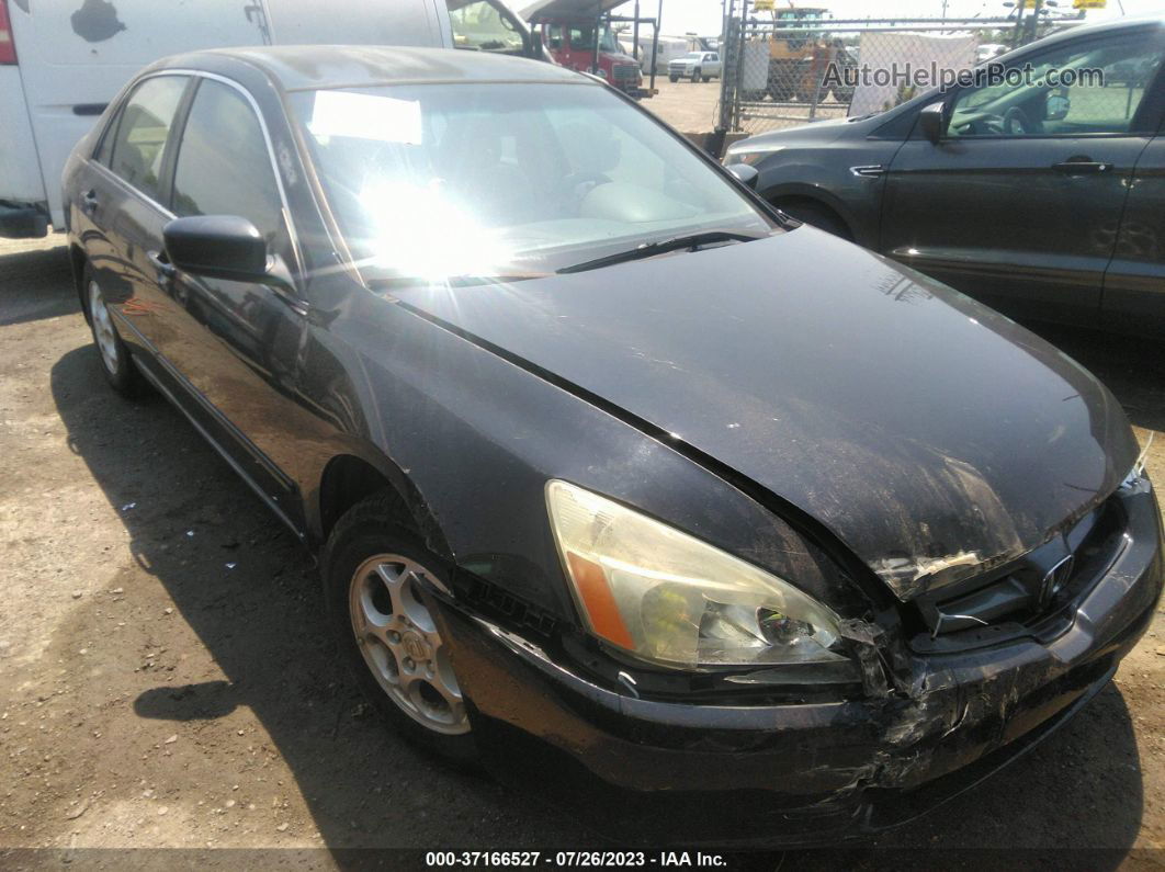 2005 Honda Accord Sdn Lx Black vin: 1HGCM55465A015793