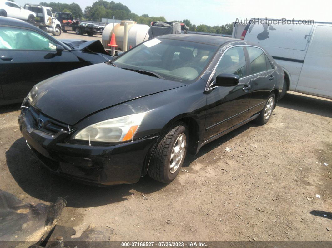 2005 Honda Accord Sdn Lx Black vin: 1HGCM55465A015793