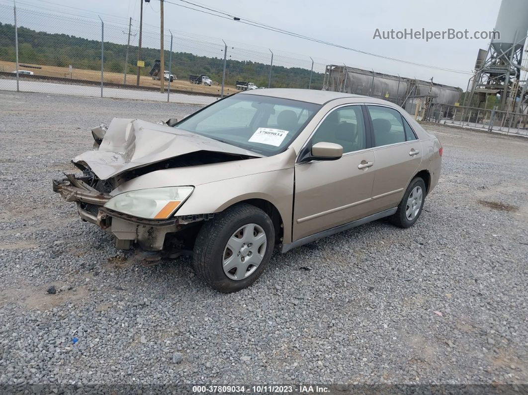 2005 Honda Accord Sdn Lx Gold vin: 1HGCM55495A054779