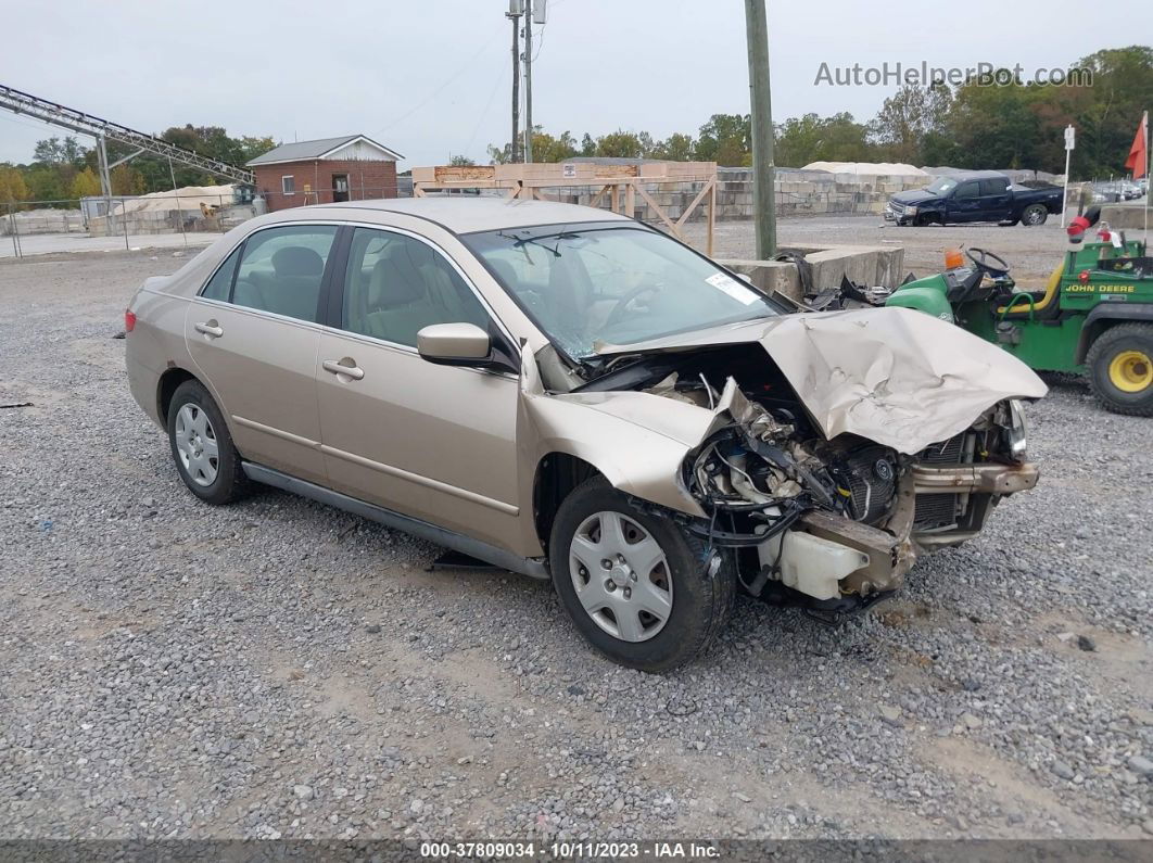 2005 Honda Accord Sdn Lx Gold vin: 1HGCM55495A054779