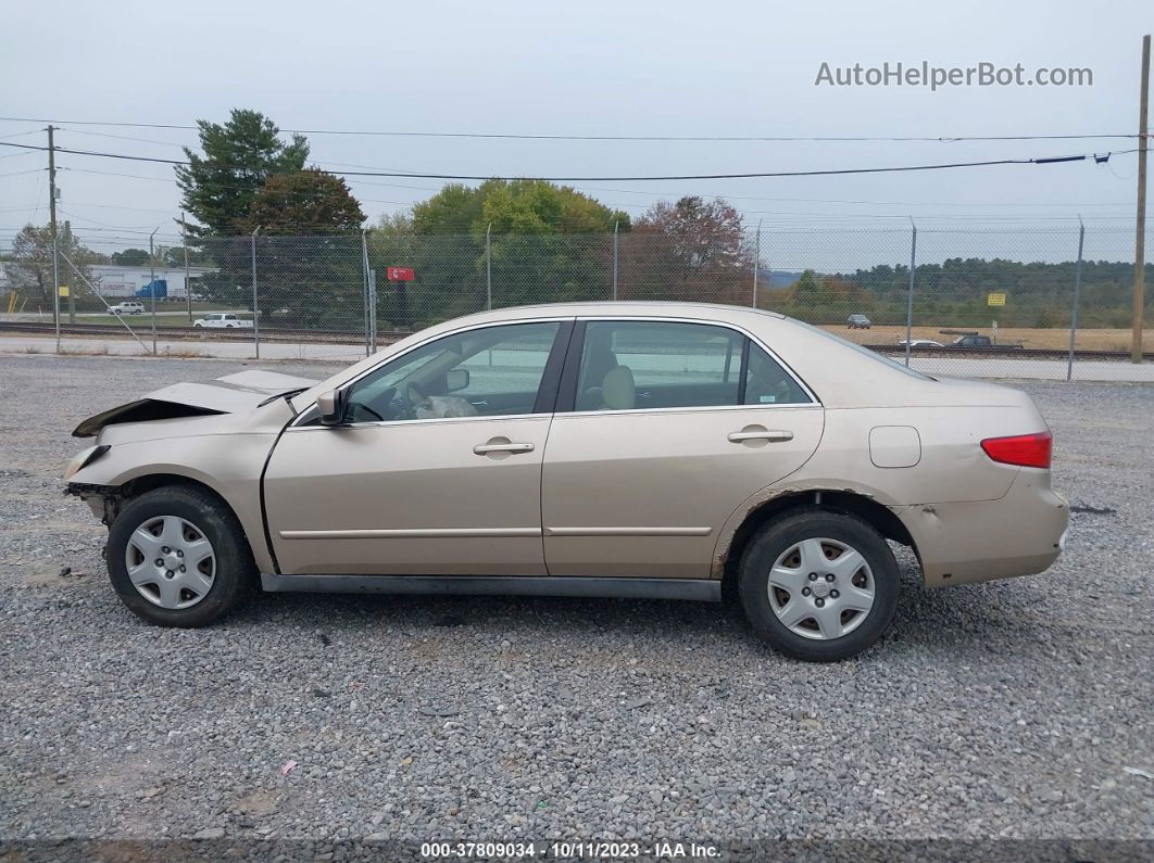 2005 Honda Accord Sdn Lx Gold vin: 1HGCM55495A054779