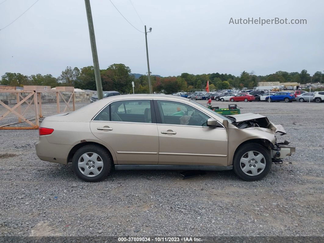 2005 Honda Accord Sdn Lx Gold vin: 1HGCM55495A054779