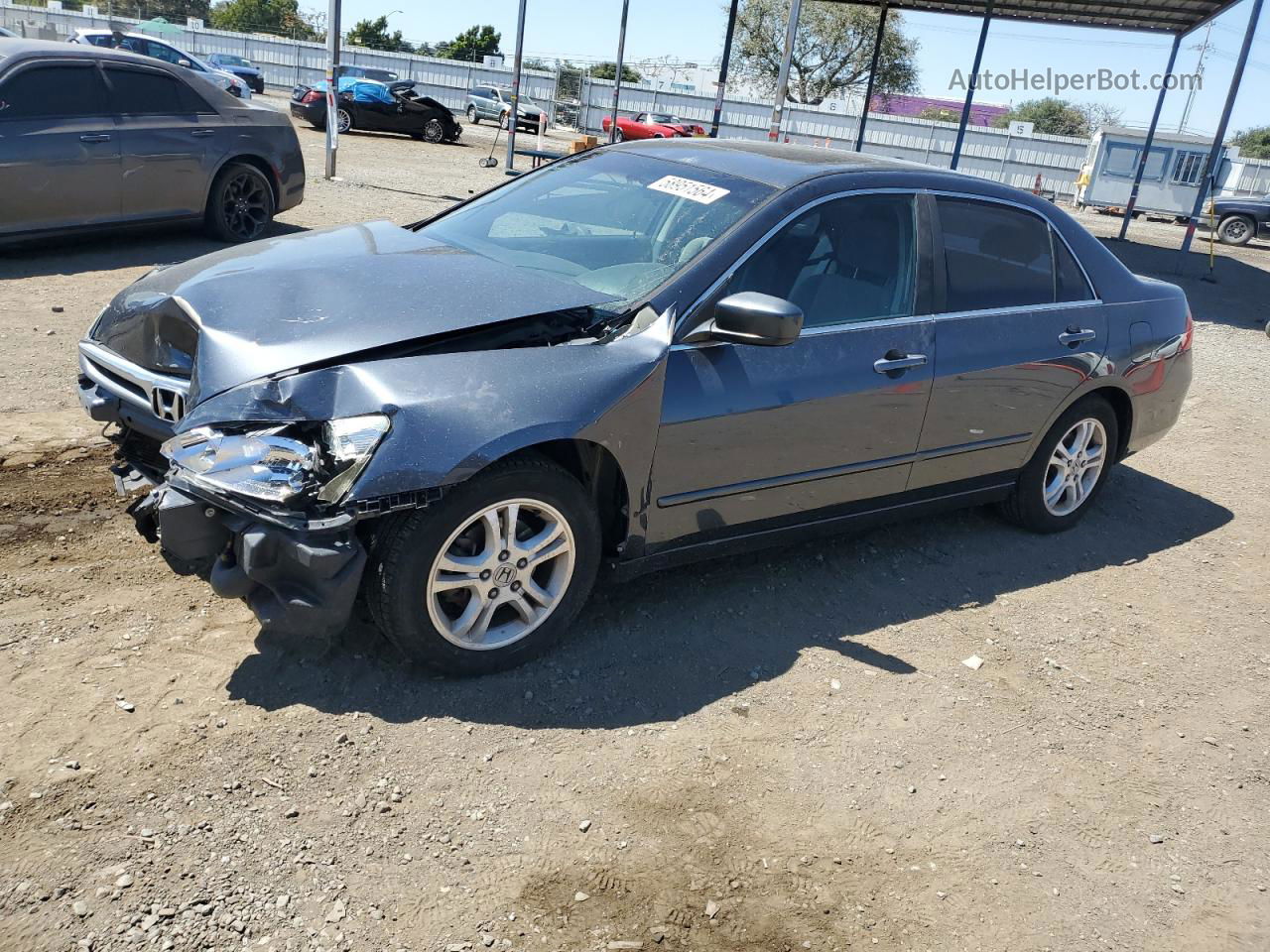 2007 Honda Accord Ex Charcoal vin: 1HGCM55747A133712