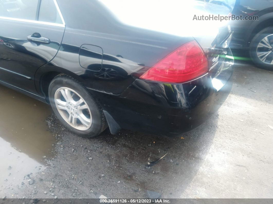 2007 Honda Accord 2.4 Ex Черный vin: 1HGCM55757A025583