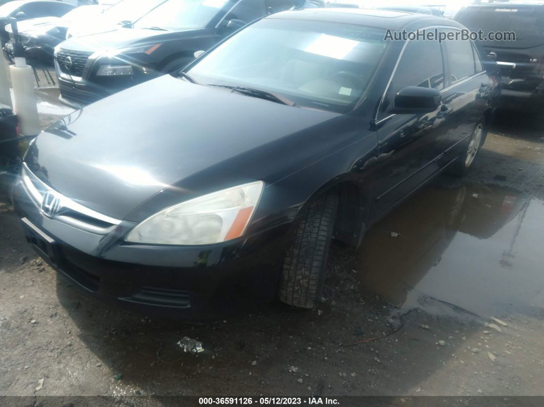 2007 Honda Accord 2.4 Ex Black vin: 1HGCM55757A025583