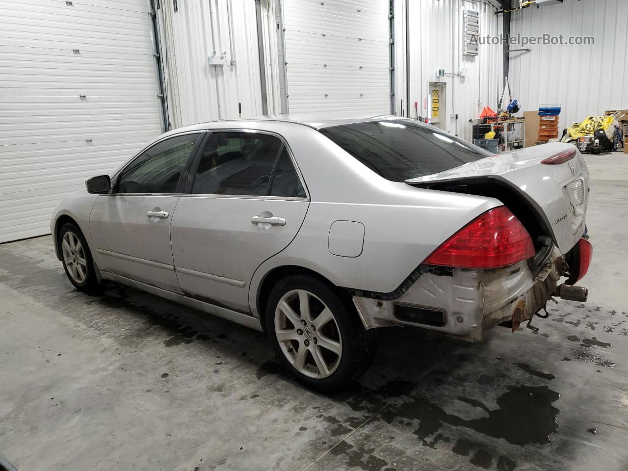 2007 Honda Accord Ex Silver vin: 1HGCM55757A810301