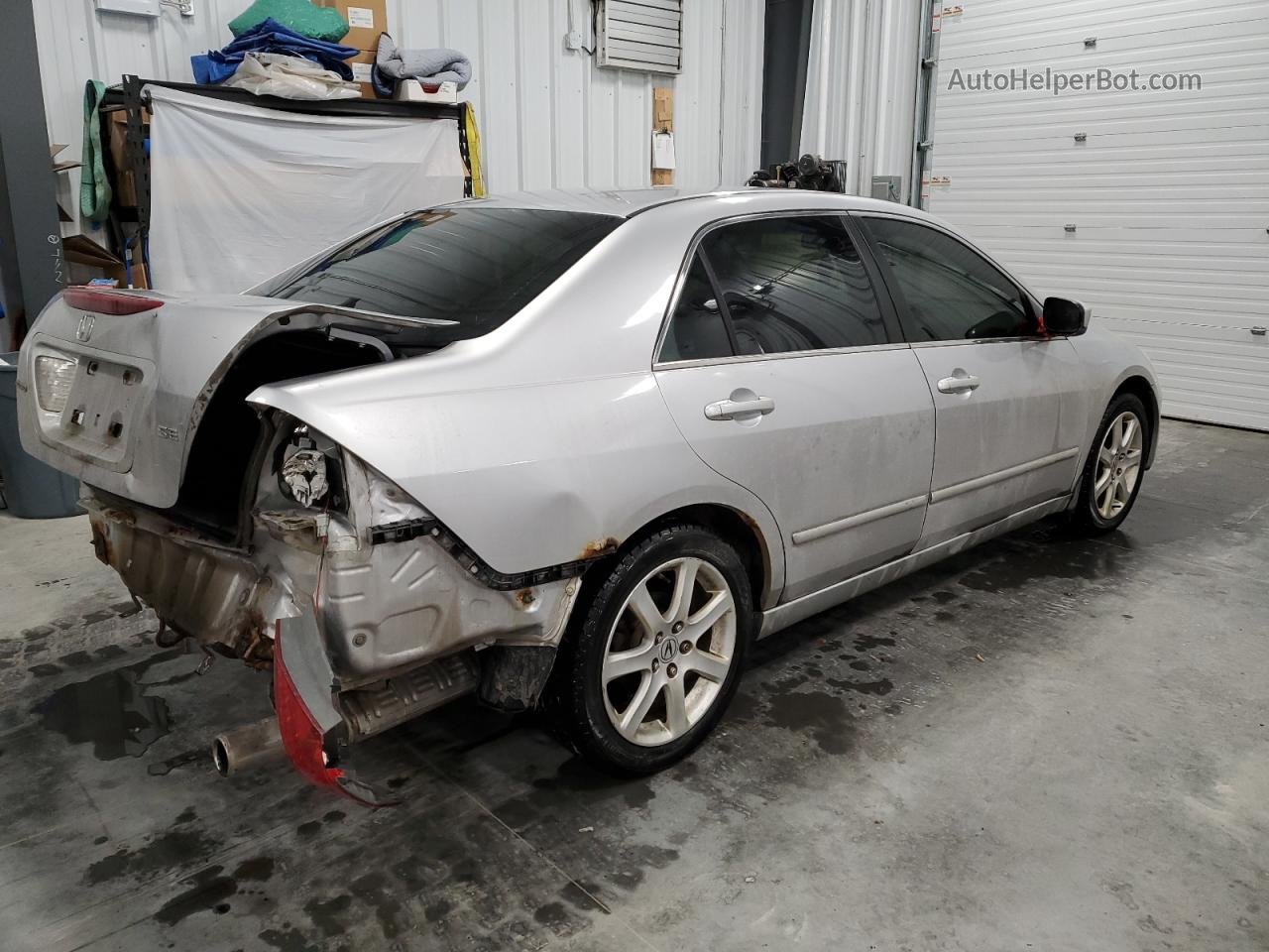 2007 Honda Accord Ex Серебряный vin: 1HGCM55757A810301