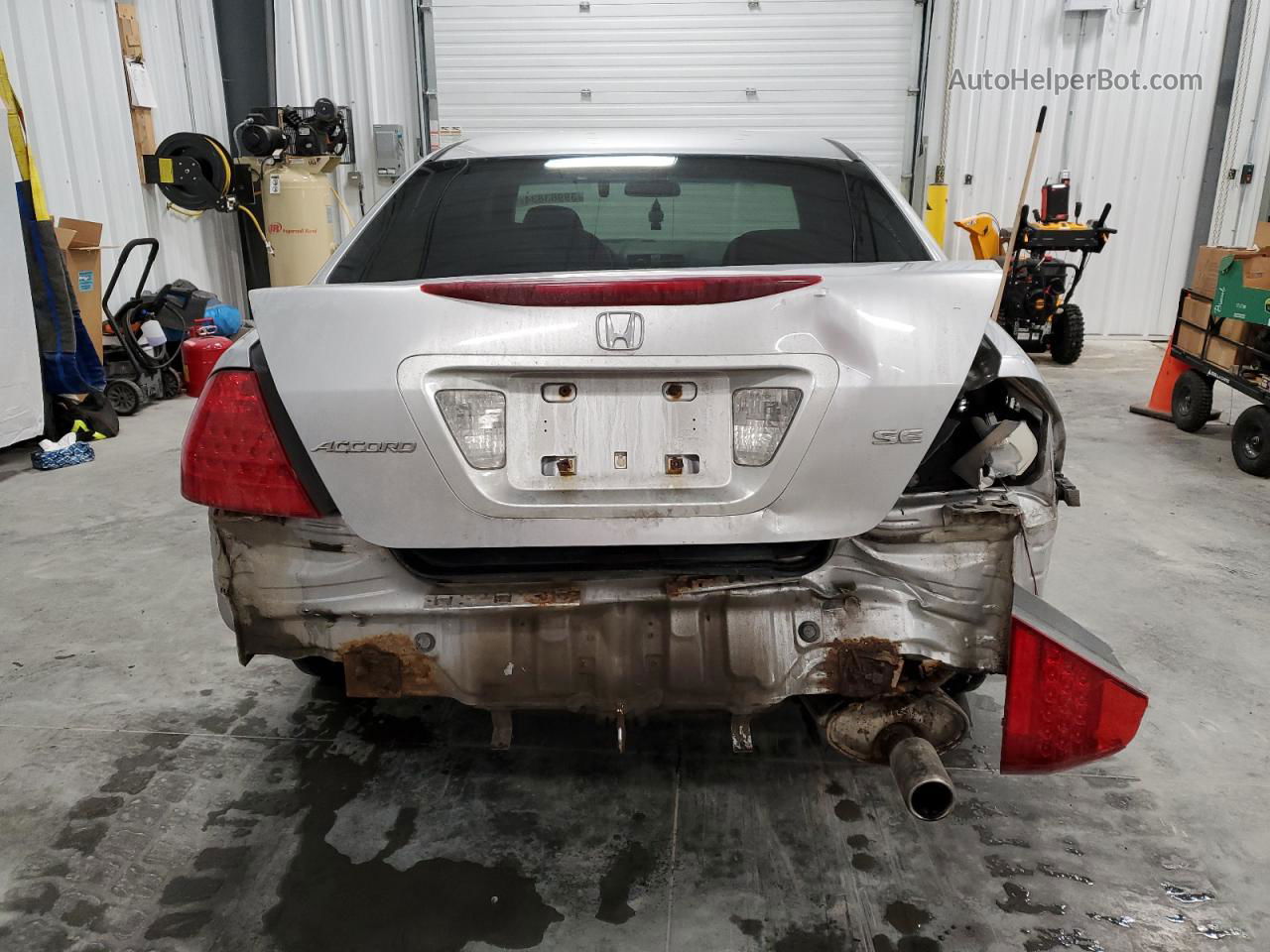 2007 Honda Accord Ex Серебряный vin: 1HGCM55757A810301