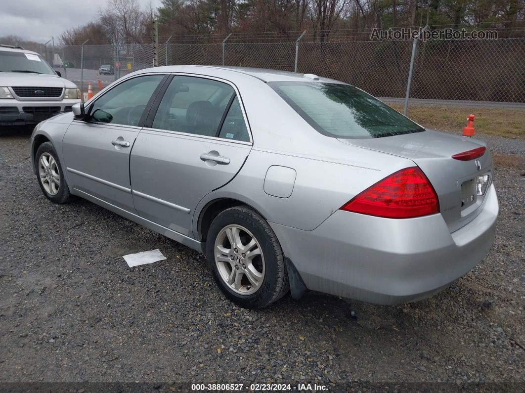 2007 Honda Accord 2.4 Ex Silver vin: 1HGCM55817A005274