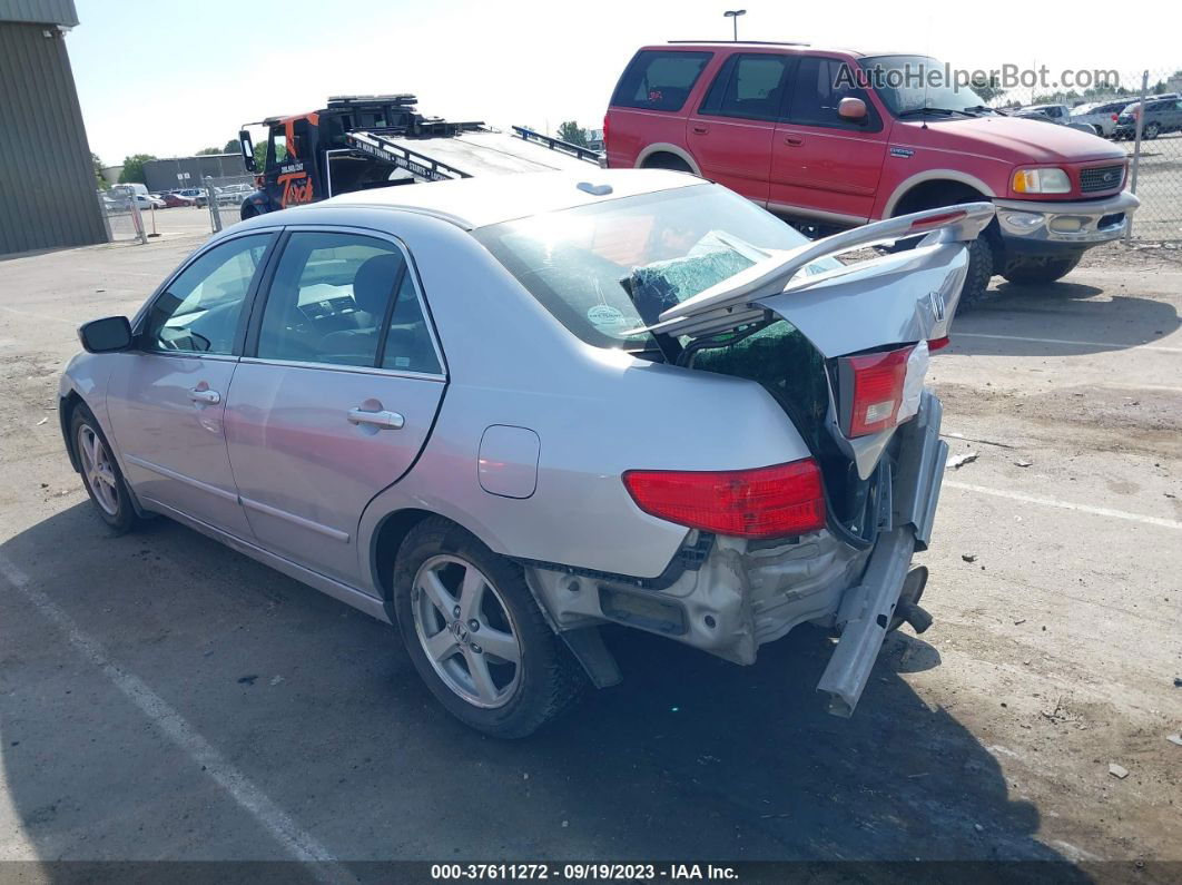 2005 Honda Accord Sdn Ex-l Silver vin: 1HGCM558X5A066653