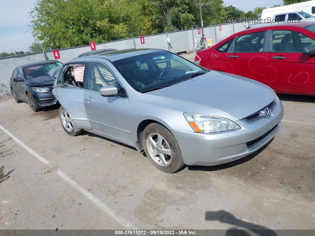 2005 Honda Accord Sdn Ex-l Silver vin: 1HGCM558X5A066653