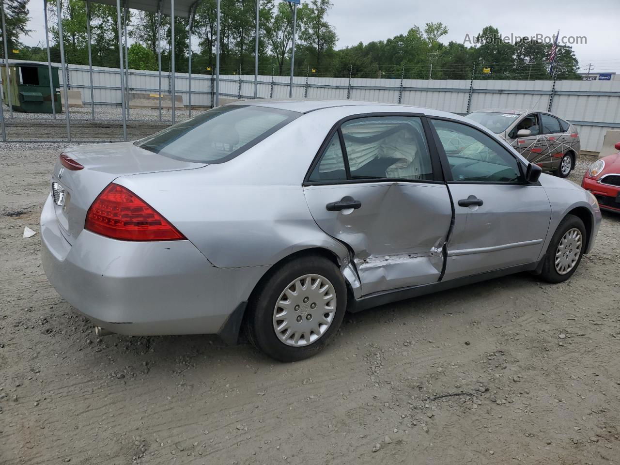 2007 Honda Accord Value Silver vin: 1HGCM56117A209199