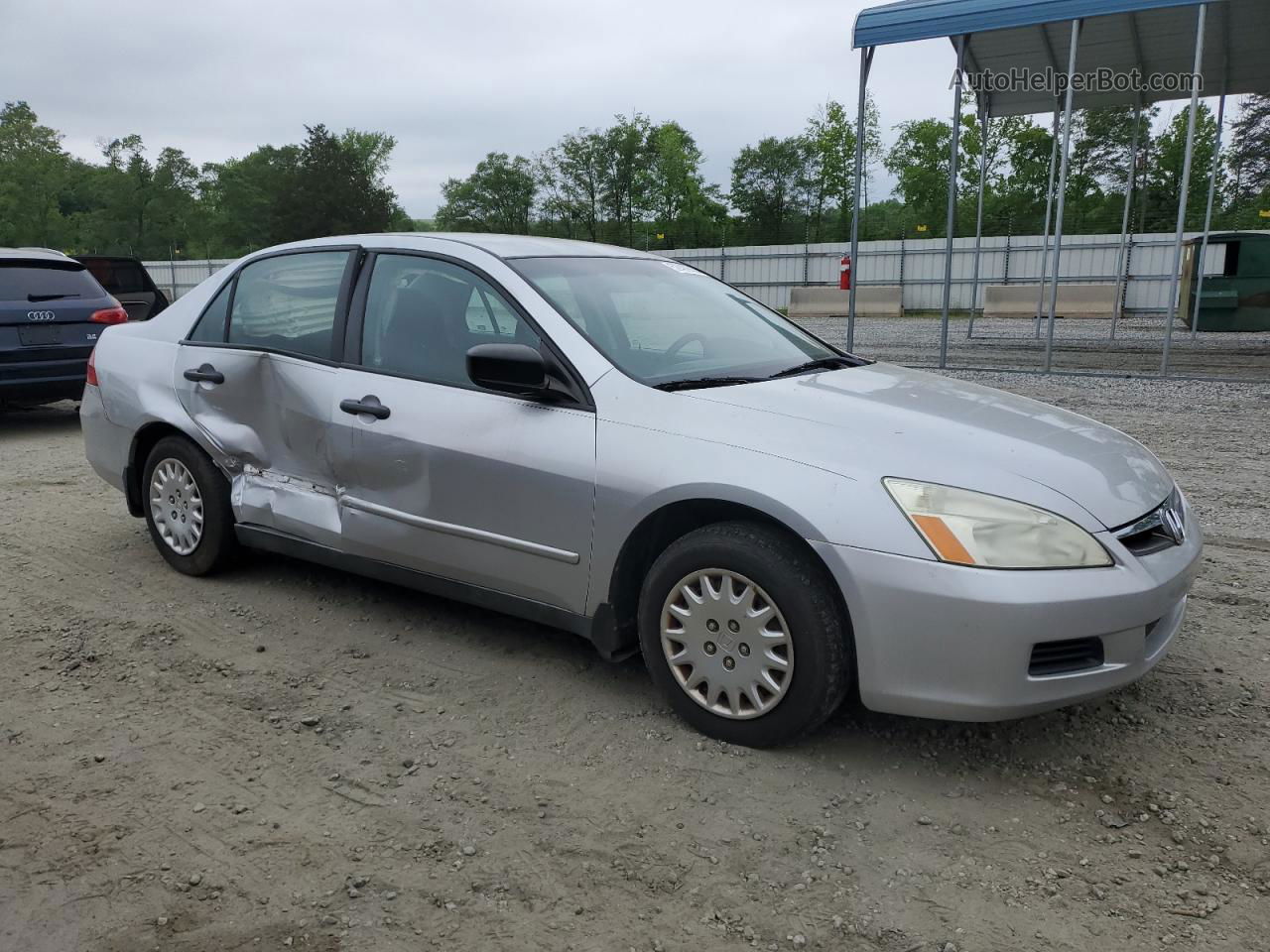 2007 Honda Accord Value Silver vin: 1HGCM56117A209199