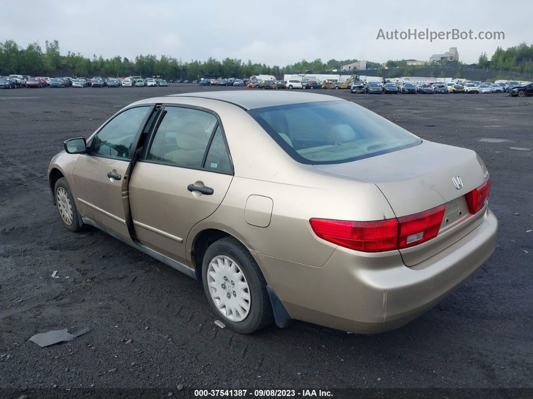 2005 Honda Accord Sdn Dx Gold vin: 1HGCM56125A180339