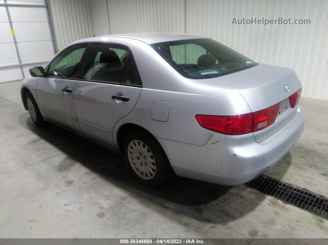 2005 Honda Accord Sdn Dx Silver vin: 1HGCM56135A168152