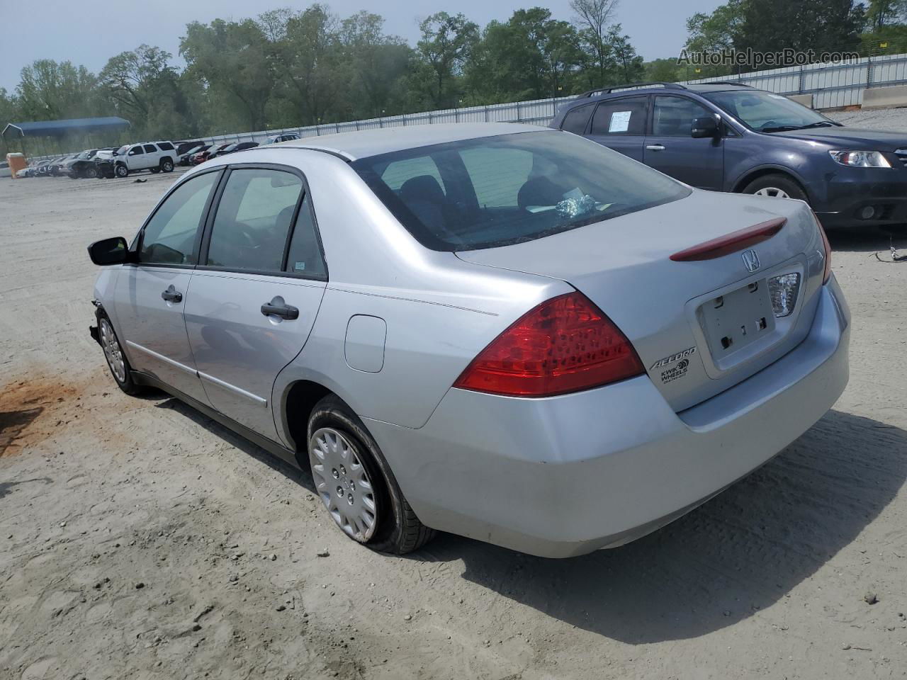 2007 Honda Accord Value Silver vin: 1HGCM56137A030646