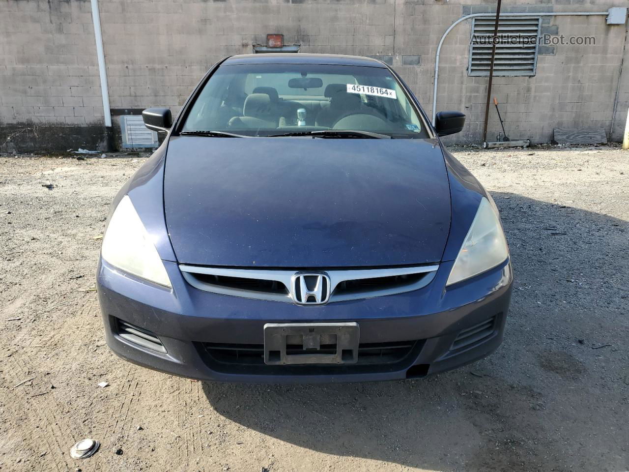 2007 Honda Accord Value Blue vin: 1HGCM56137A037600