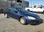 2007 Honda Accord Value Синий vin: 1HGCM56137A037600