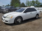 2007 Honda Accord Value White vin: 1HGCM56137A160880