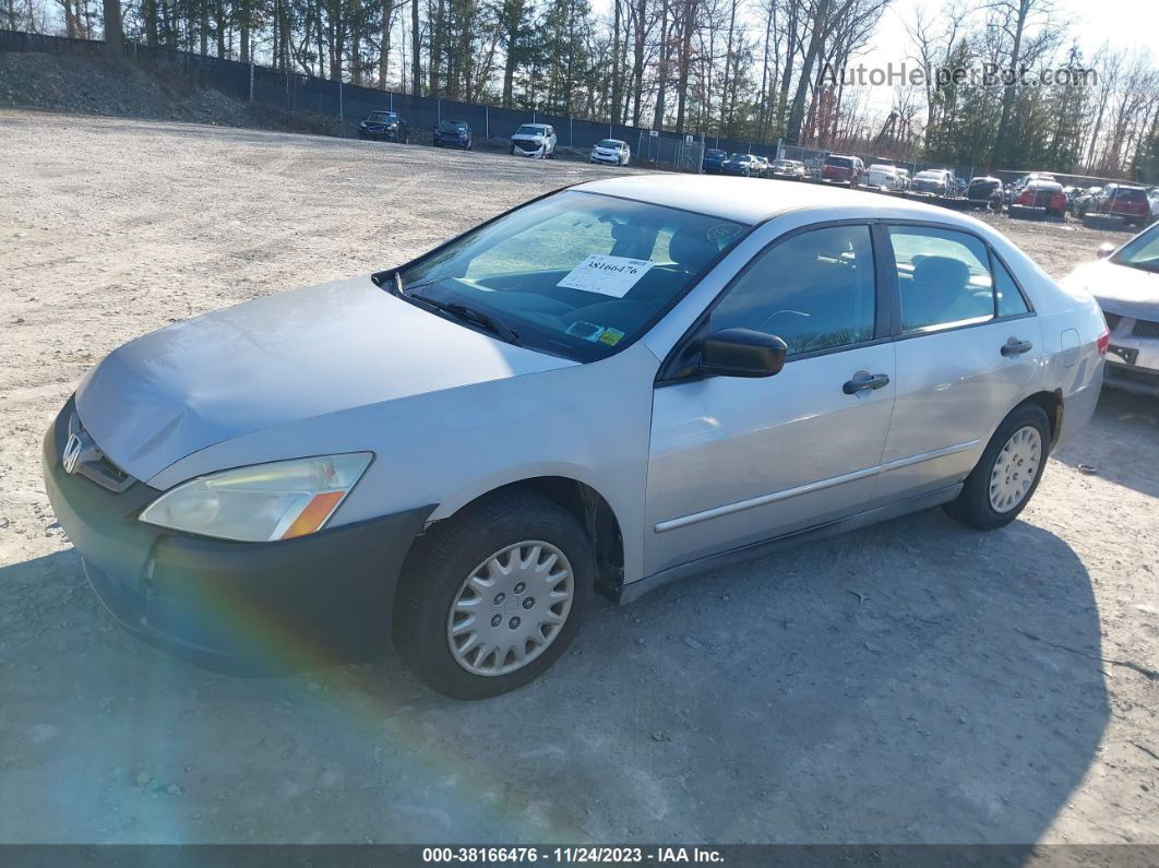 2005 Honda Accord 2.4 Dx Silver vin: 1HGCM56145A058940