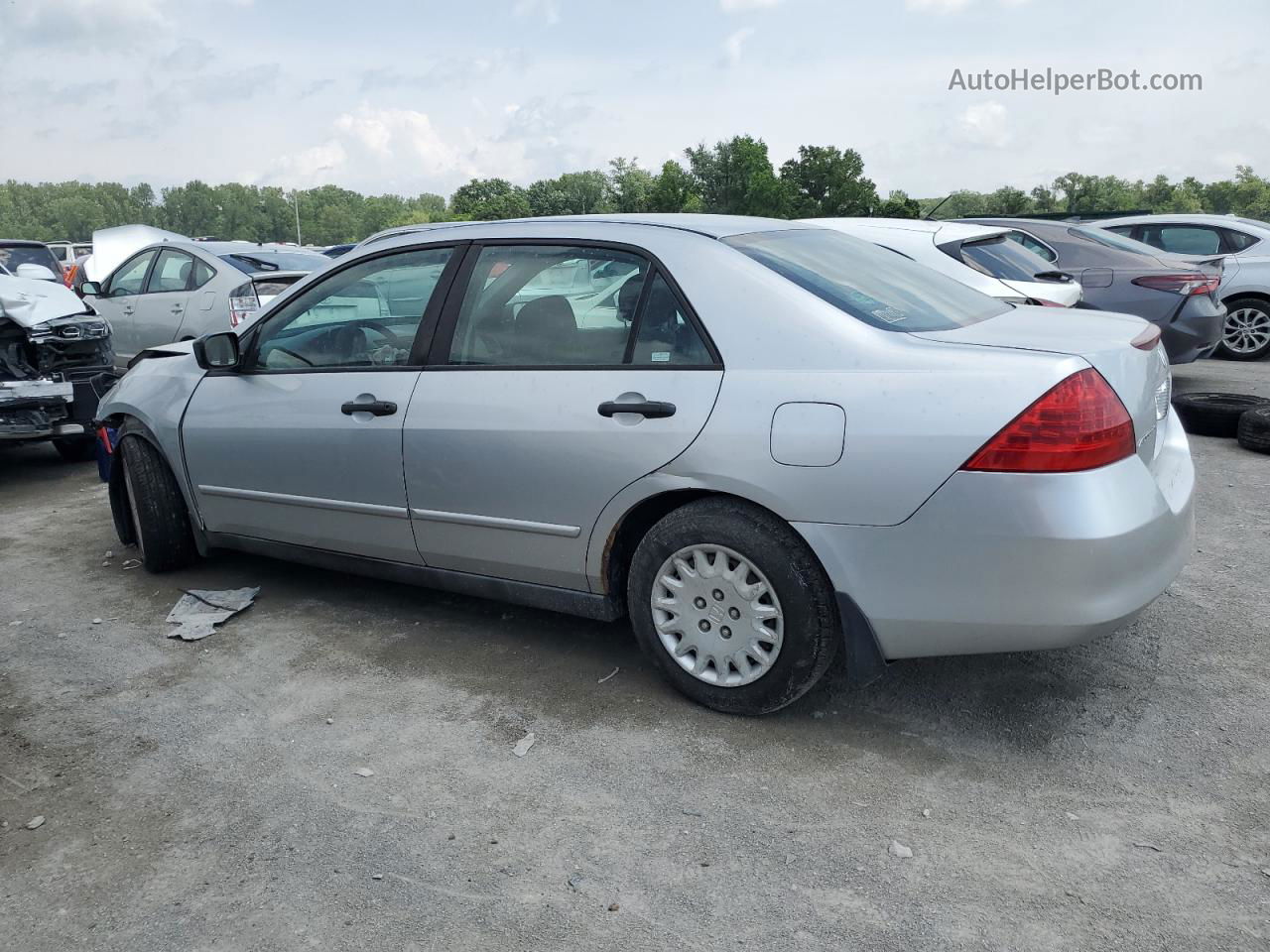 2007 Honda Accord Value Silver vin: 1HGCM56147A114166