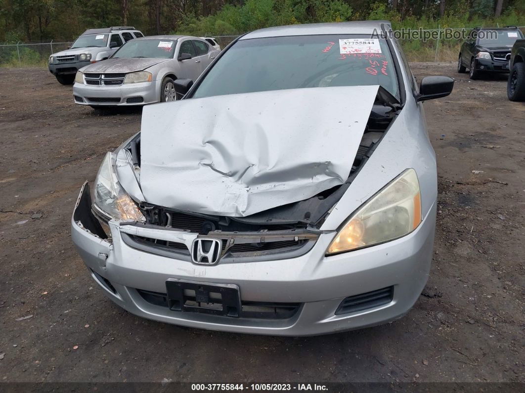 2007 Honda Accord 2.4 Vp Silver vin: 1HGCM56147A222495