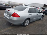 2007 Honda Accord 2.4 Vp Silver vin: 1HGCM56147A222495