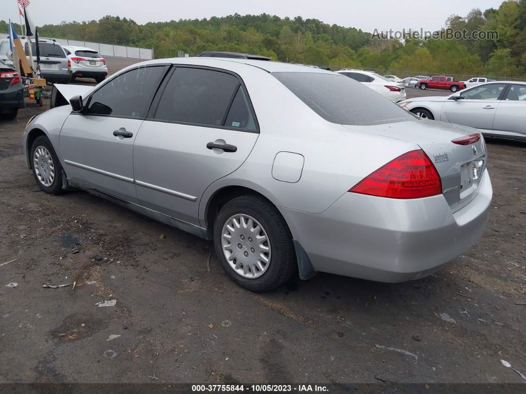 2007 Honda Accord 2.4 Vp Silver vin: 1HGCM56147A222495