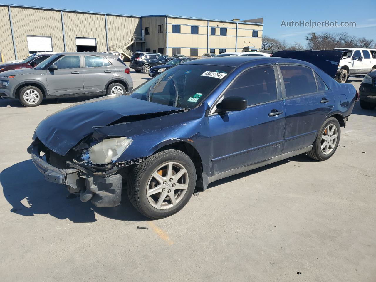 2007 Honda Accord Value Blue vin: 1HGCM56157A035380