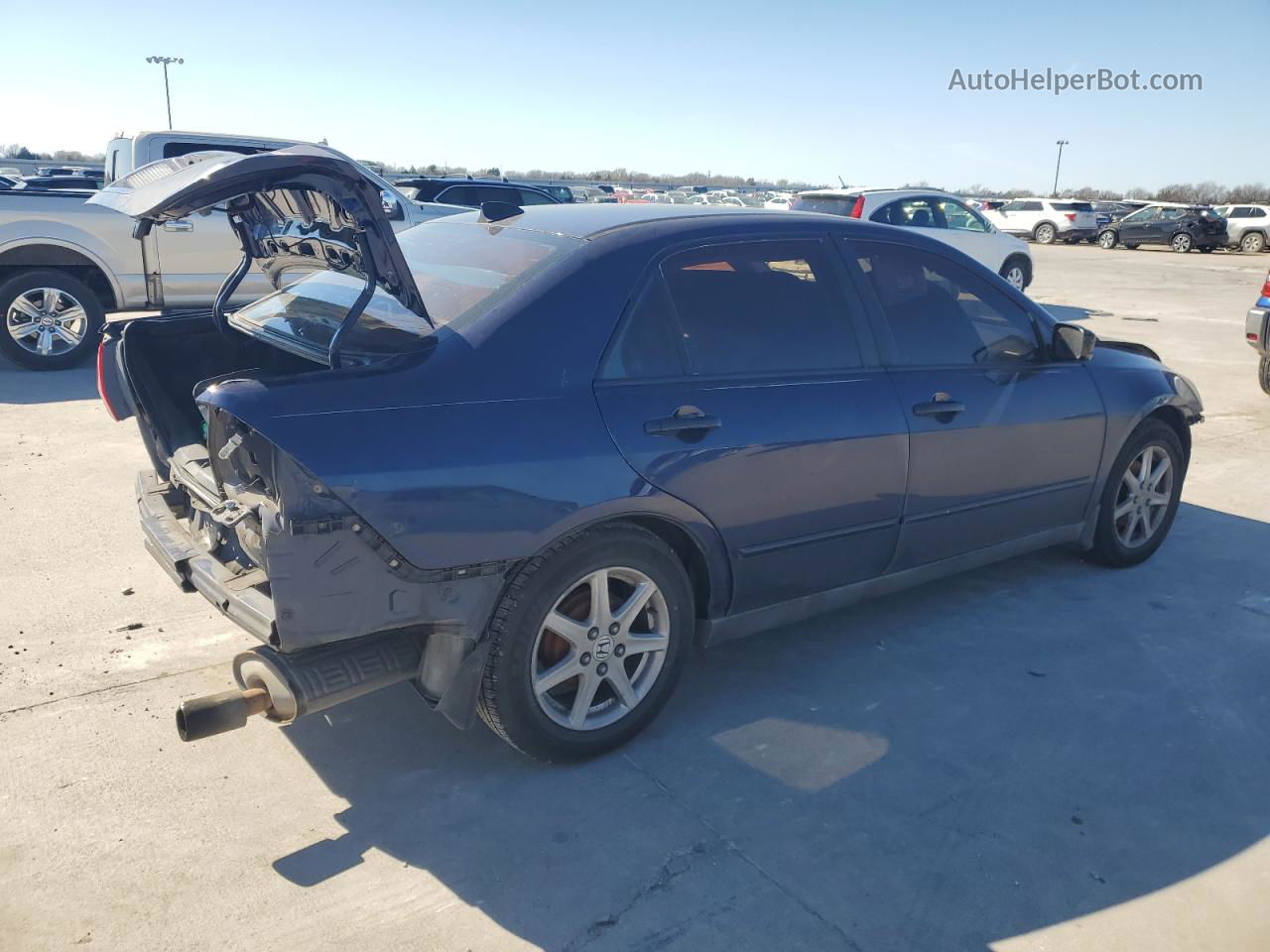 2007 Honda Accord Value Blue vin: 1HGCM56157A035380