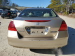 2007 Honda Accord Value Желто-коричневый vin: 1HGCM56187A046258