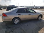 2007 Honda Accord Value Beige vin: 1HGCM56187A102411