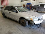 2007 Honda Accord Value Silver vin: 1HGCM56197A057821