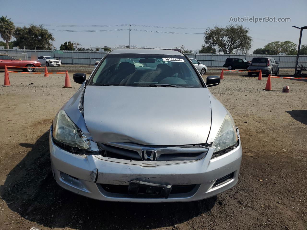 2007 Honda Accord Value Серебряный vin: 1HGCM56197A119489