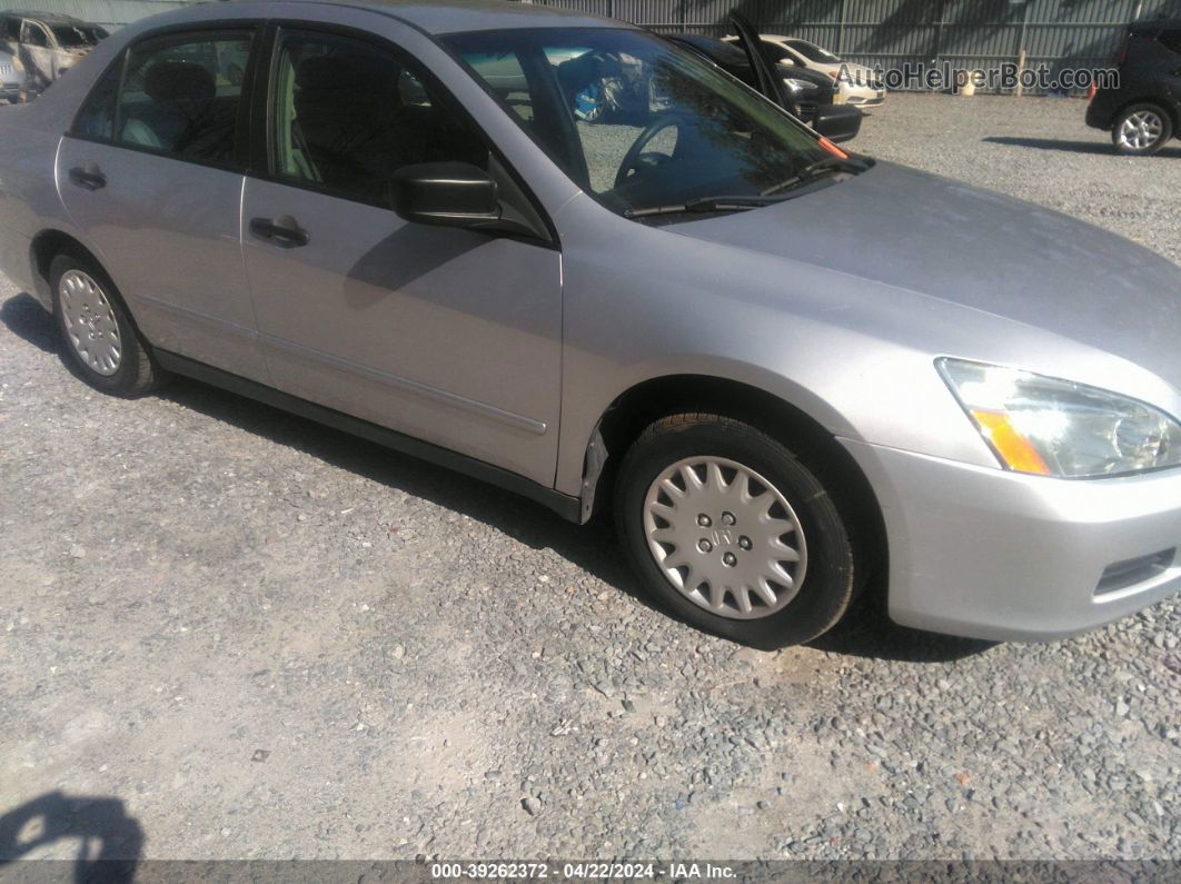 2007 Honda Accord 2.4 Vp Silver vin: 1HGCM561X7A029574