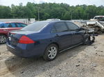 2007 Honda Accord Value Blue vin: 1HGCM561X7A106184