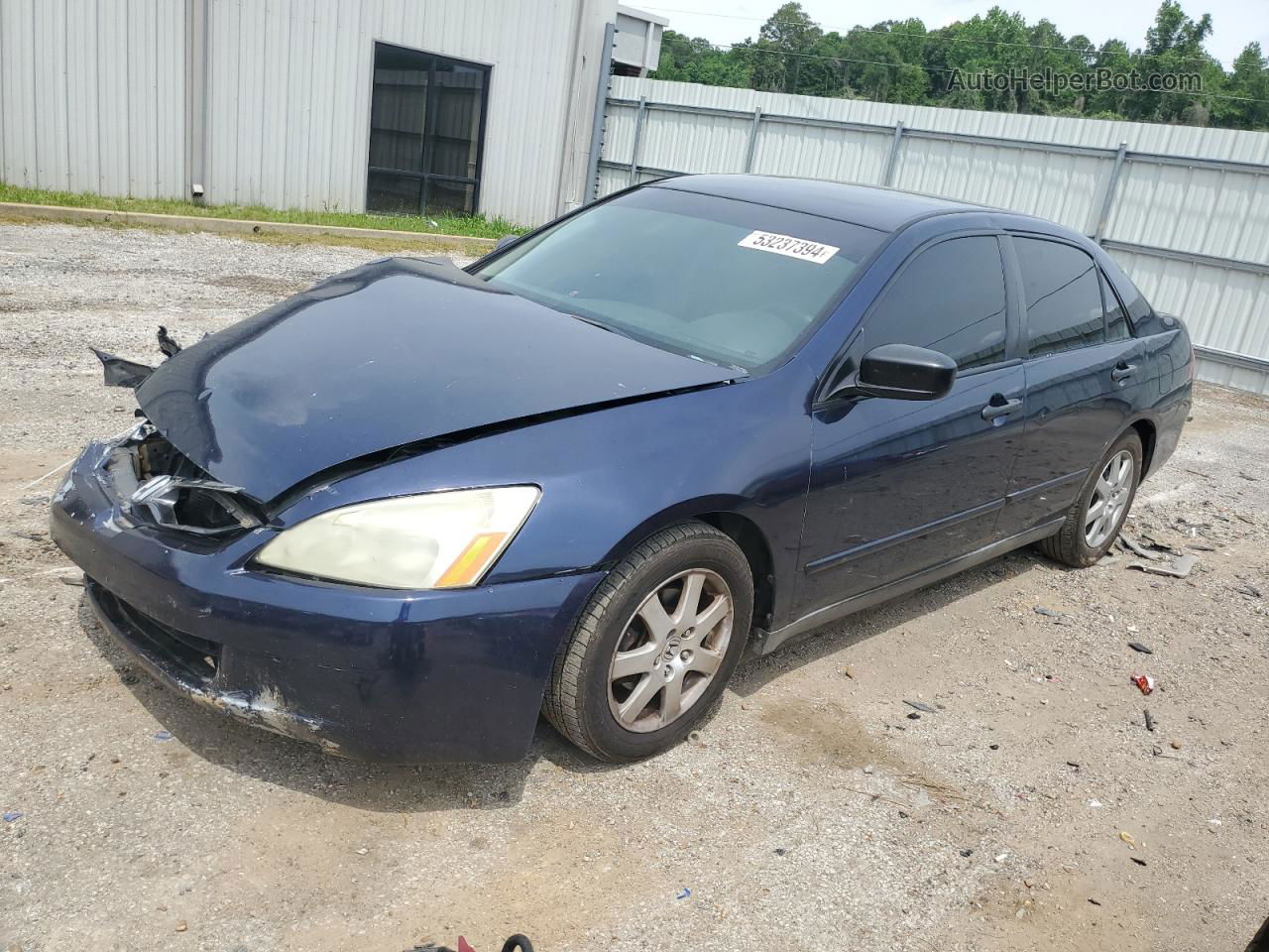 2007 Honda Accord Value Blue vin: 1HGCM561X7A106184