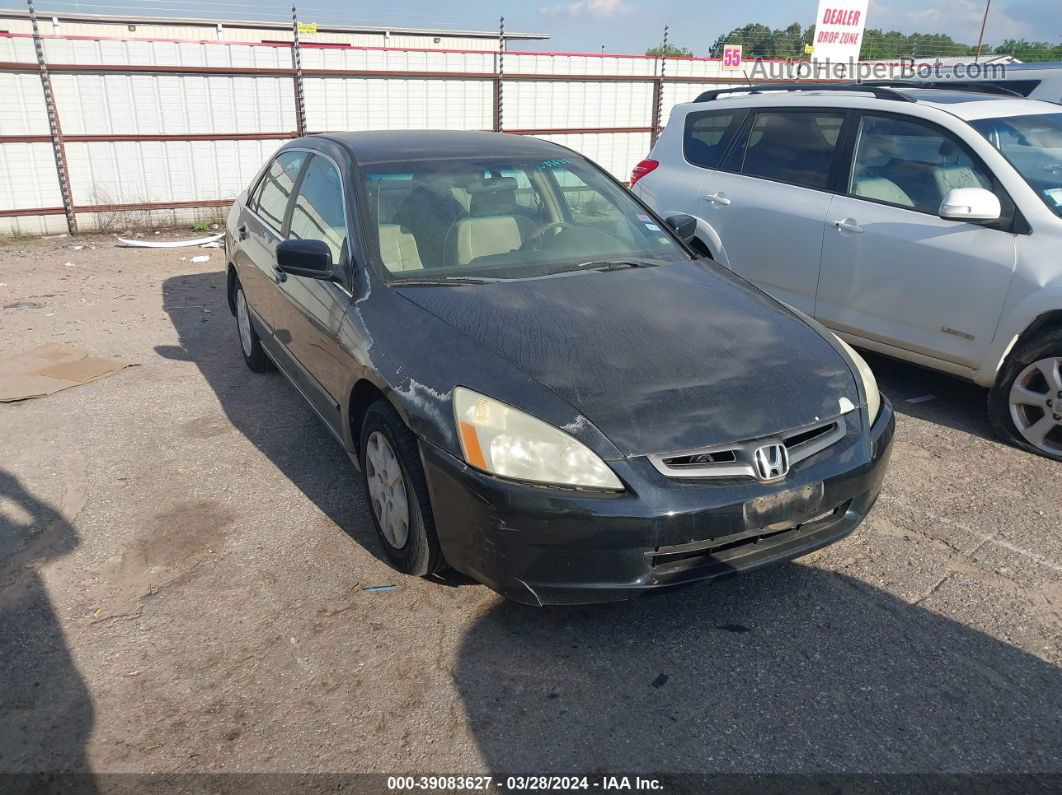 2003 Honda Accord 2.4 Lx Black vin: 1HGCM56303A064071