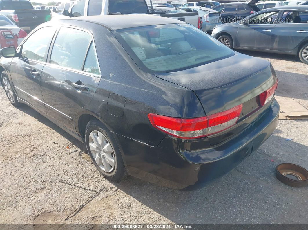 2003 Honda Accord 2.4 Lx Black vin: 1HGCM56303A064071