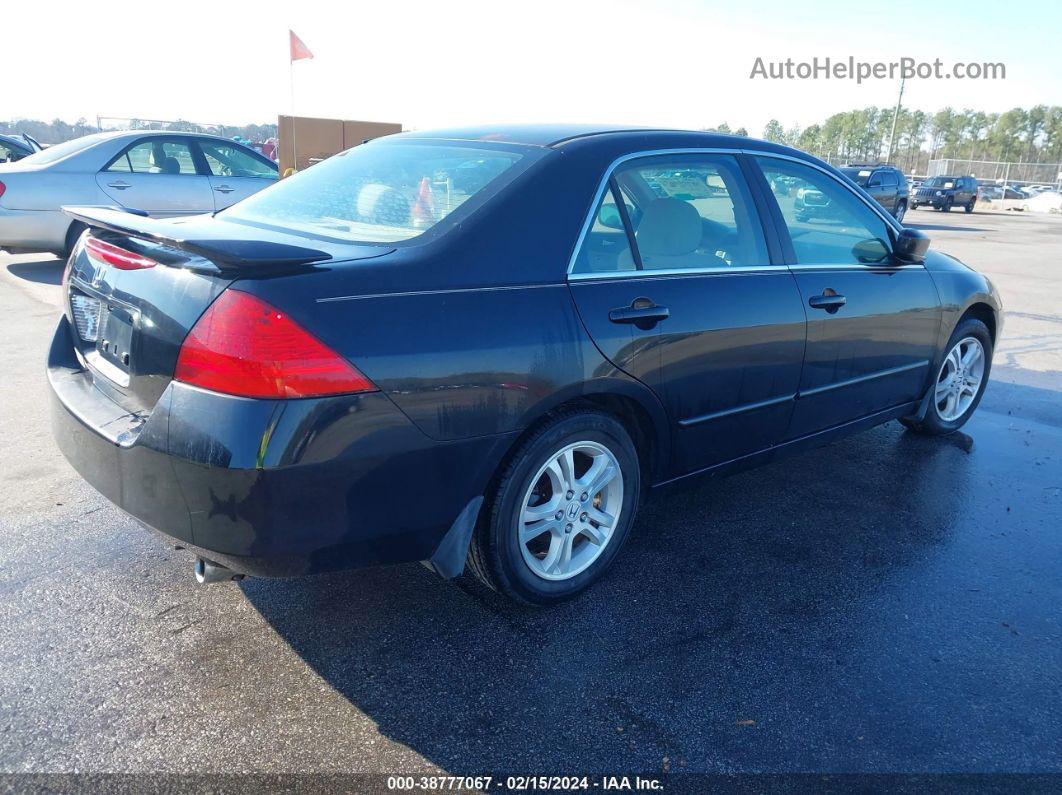 2007 Honda Accord 2.4 Se Black vin: 1HGCM56307A134545