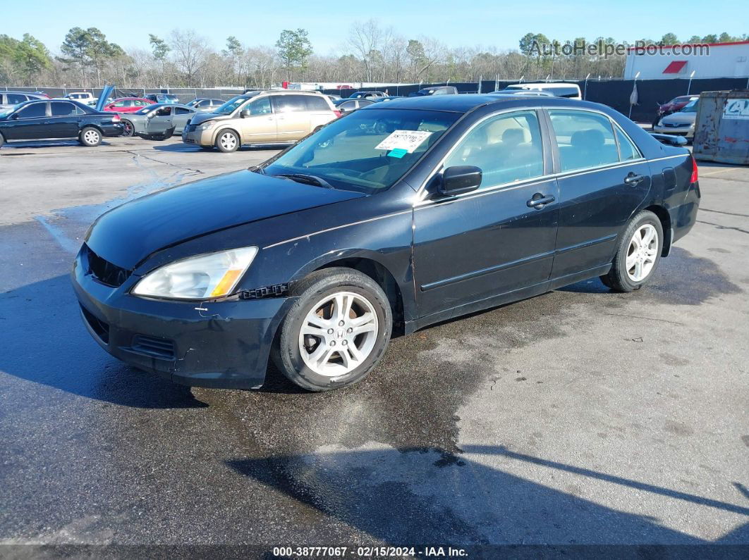 2007 Honda Accord 2.4 Se Black vin: 1HGCM56307A134545