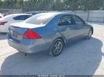 2007 Honda Accord Sdn Lx Se Blue vin: 1HGCM56307A147876