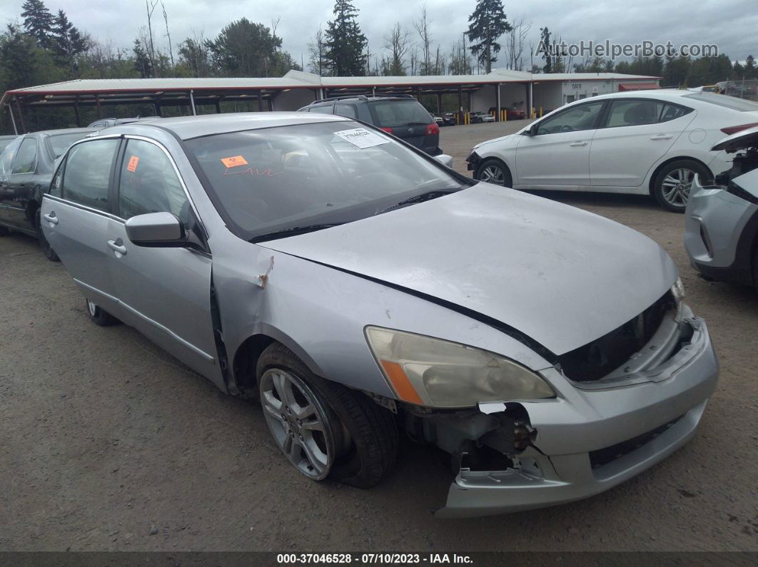 2007 Honda Accord Sdn Lx Se Silver vin: 1HGCM56317A017184